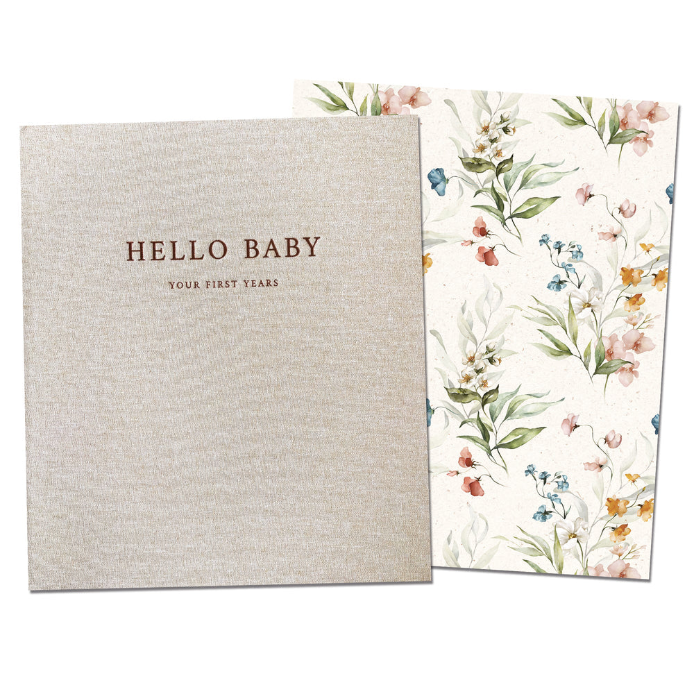 Fleur - Baby Memory Book - Peachly