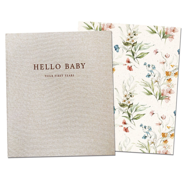 Fleur - Baby Memory Book - Peachly
