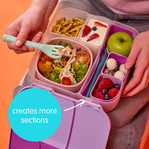 Silicone Bento Tray - Lunchbox - Confetti - B Box