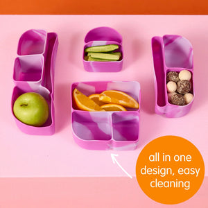Silicone Bento Tray - Lunchbox - Electric Jungle - B Box