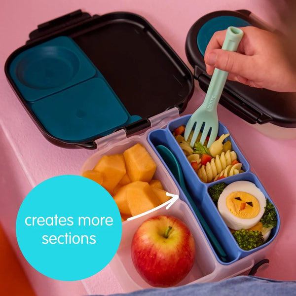 Silicone Bento Tray - Mini Lunchbox - Confetti - B Box