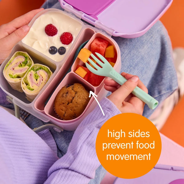 Silicone Bento Tray - Mini Lunchbox - Confetti - B Box