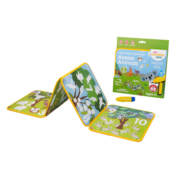 Aussie Animals Magic Water Painting Set - My Creative Box DISCOUNTED