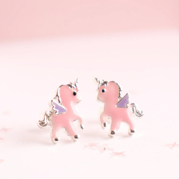 Pink Unicorn Earrings - Fairy Box - Lauren Hinkley