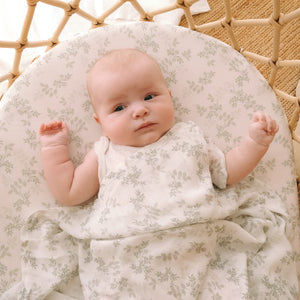 Cypress Organic Muslin Wrap Swaddle - Fox and Fallow