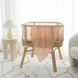 Wild Ruscus Muslin Wrap Swaddle - Fox & Fallow