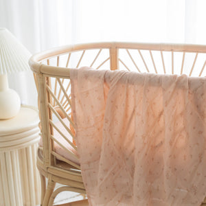 Wild Ruscus Muslin Wrap Swaddle - Fox & Fallow