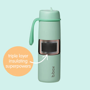 690mL Insulated Flip Top Bottle - pink paradise - B Box