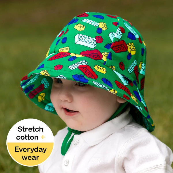Toddler Bucket Sun Hat - Blocks - Bedhead