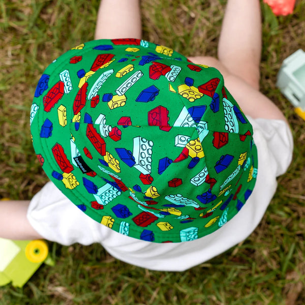 Toddler Bucket Sun Hat - Blocks - Bedhead
