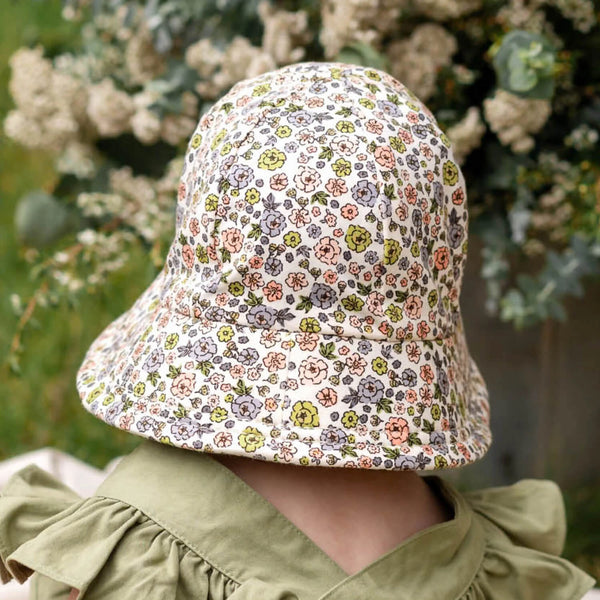 Toddler Bucket Sun Hat - Floret - Bedhead