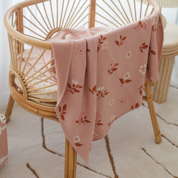 Peony Blanket - Fox and Fallow