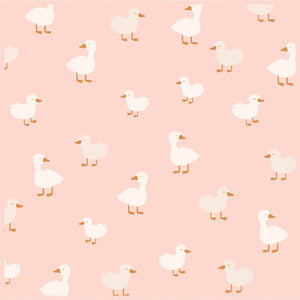 Pink Ducks Blanket - Fox & Fallow