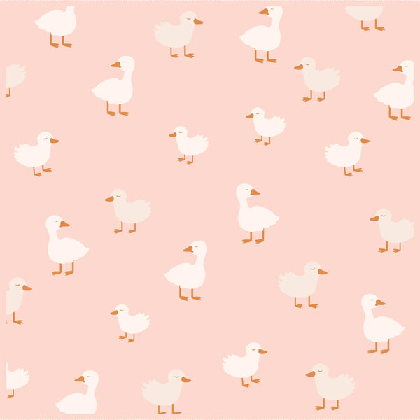 Pink Ducks Blanket - Fox & Fallow