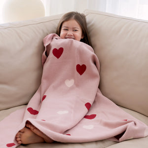 Little Hearts Blanket - Fox & Fallow