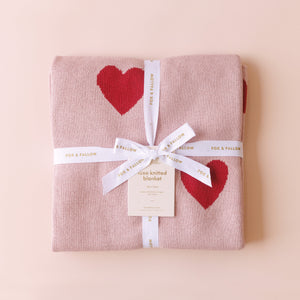 Little Hearts Blanket - Fox & Fallow