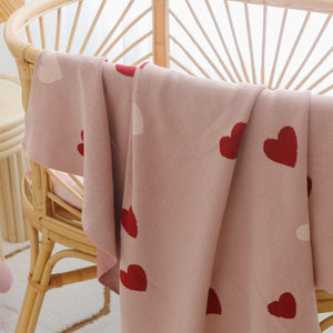 Little Hearts Blanket - Fox & Fallow