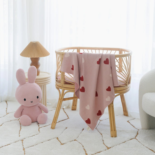 Little Hearts Blanket - Fox & Fallow