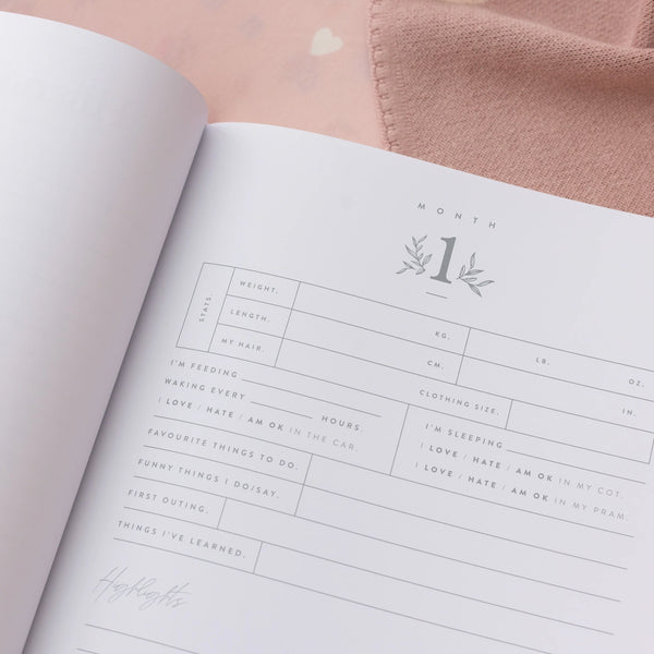 Baby Journal - Little Hearts - Fox & Fallow