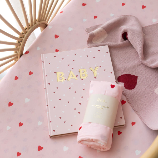 Baby Journal - Little Hearts - Fox & Fallow