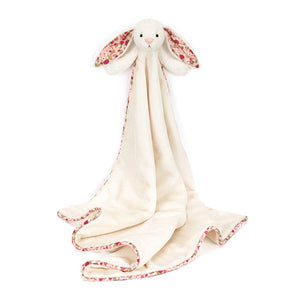 Blossom Cream Bunny 'Berry' Blankie - Jellycat