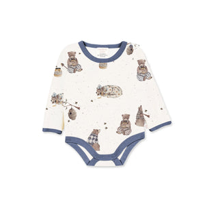 Long Sleeve Bodysuit - Honey Bears - Confetti Kidz - DISCOUNTED