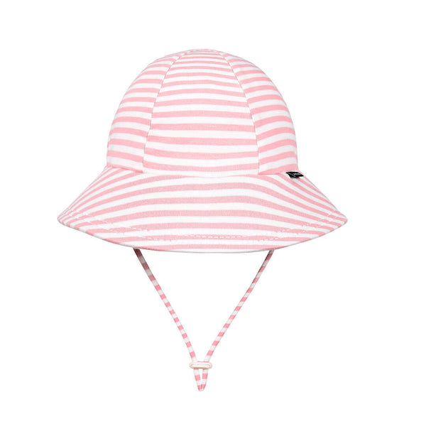 Kids Ponytail Bucket Sun Hat - Pink Stripe - Bedhead