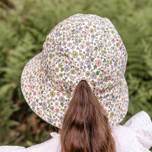 Ponytail Bucket Sun Hat - Floret - Bedhead