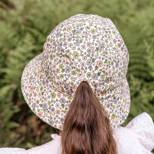 Ponytail Bucket Sun Hat - Floret - Bedhead