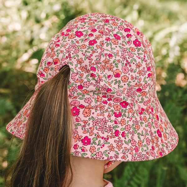 Kids Ponytail Bucket Sun Hat - Bonnie - Bedhead