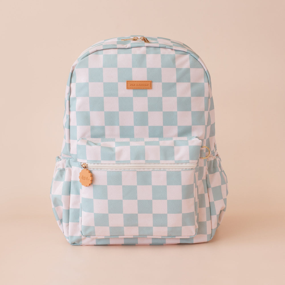 Sage Check Backpack - Fox & Fallow