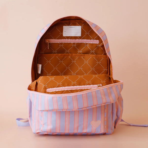 Powder Stripe Backpack - Fox & Fallow