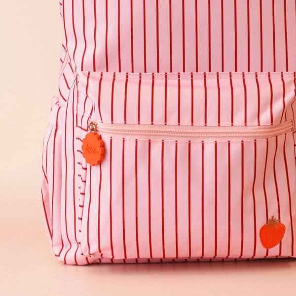 Strawberry Stripe Backpack - Fox & Fallow
