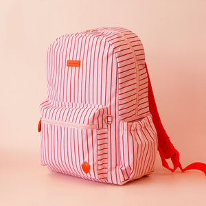Strawberry Stripe Backpack - Fox & Fallow
