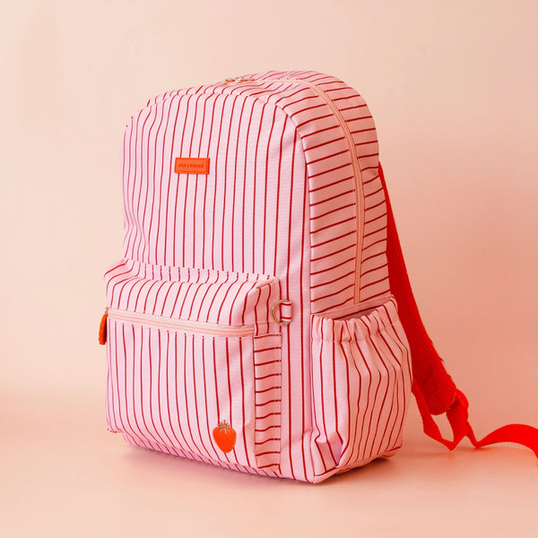 Strawberry Stripe Backpack - Fox & Fallow
