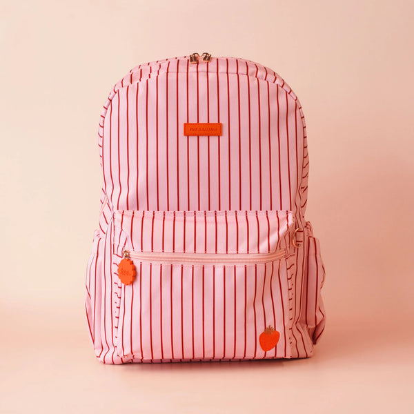 Strawberry Stripe Backpack - Fox & Fallow