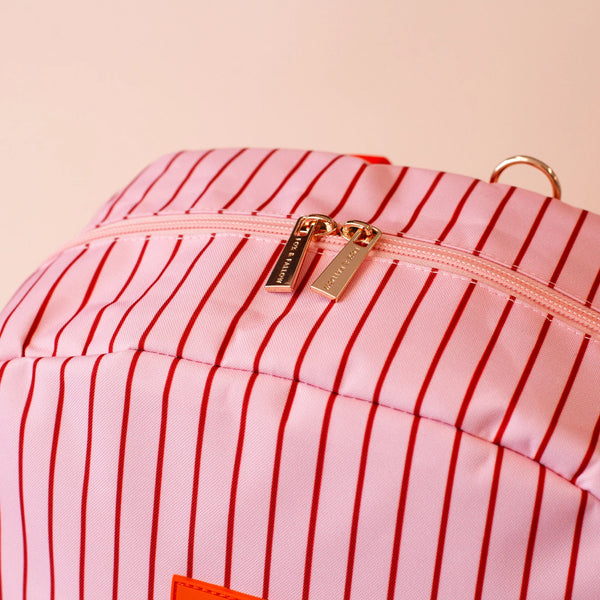 Strawberry Stripe Backpack - Fox & Fallow