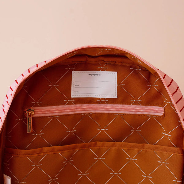 Strawberry Stripe Backpack - Fox & Fallow