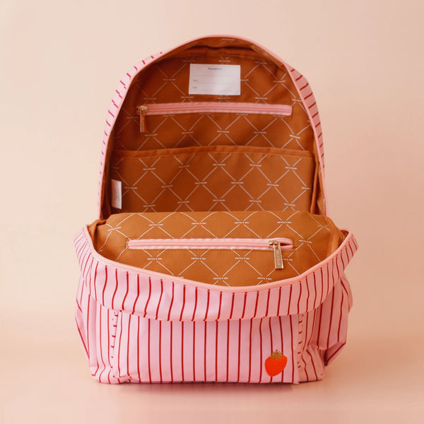 Strawberry Stripe Backpack - Fox & Fallow