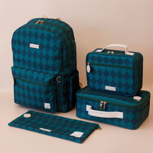 Forest Diamonds Large Lunch Bag - Fox & Fallow