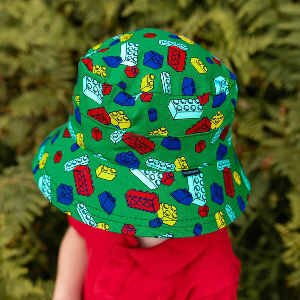Classic Bucket Sun Hat - Blocks - Bedhead