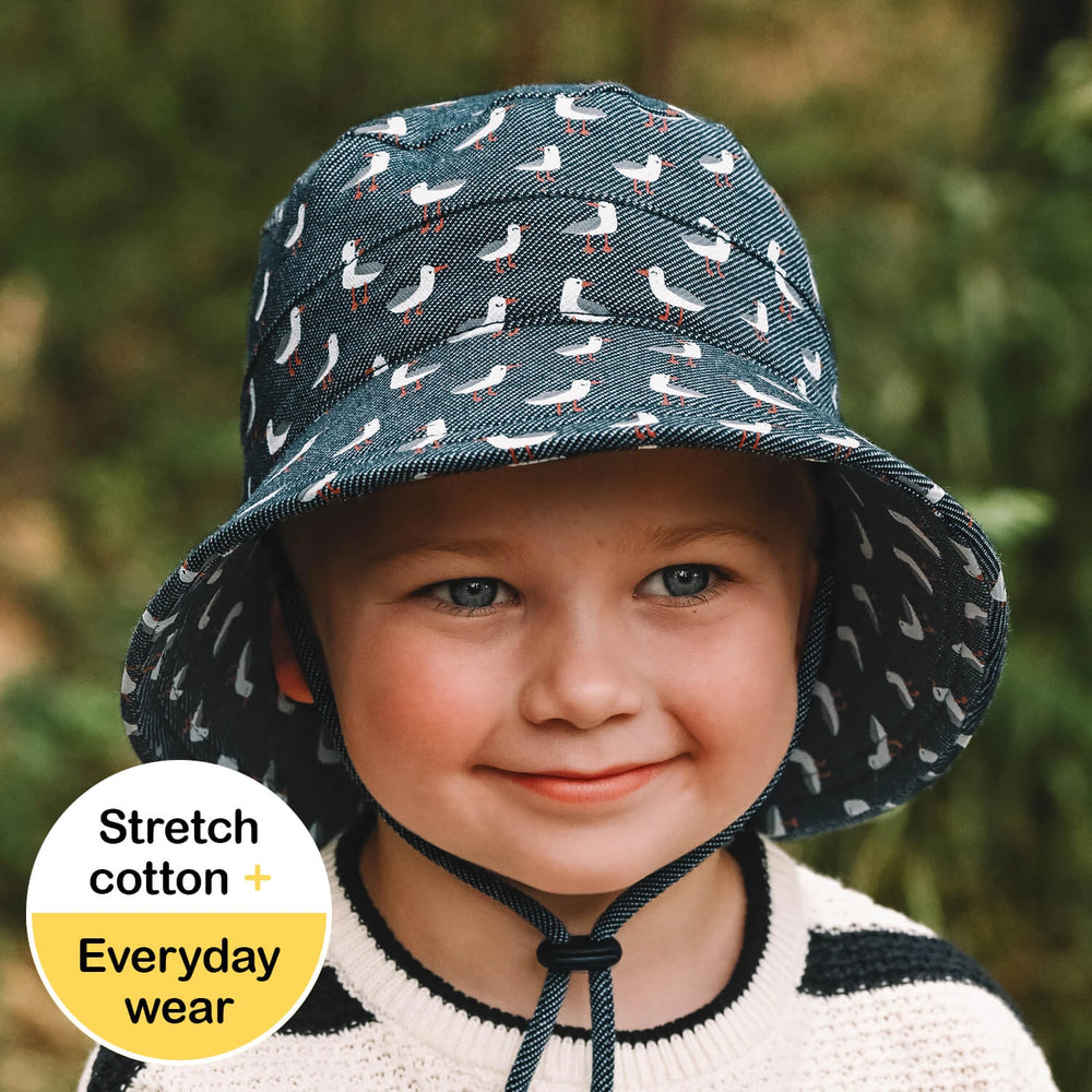 Kids Classic Bucket Sun Hat - Gulls - Bedhead