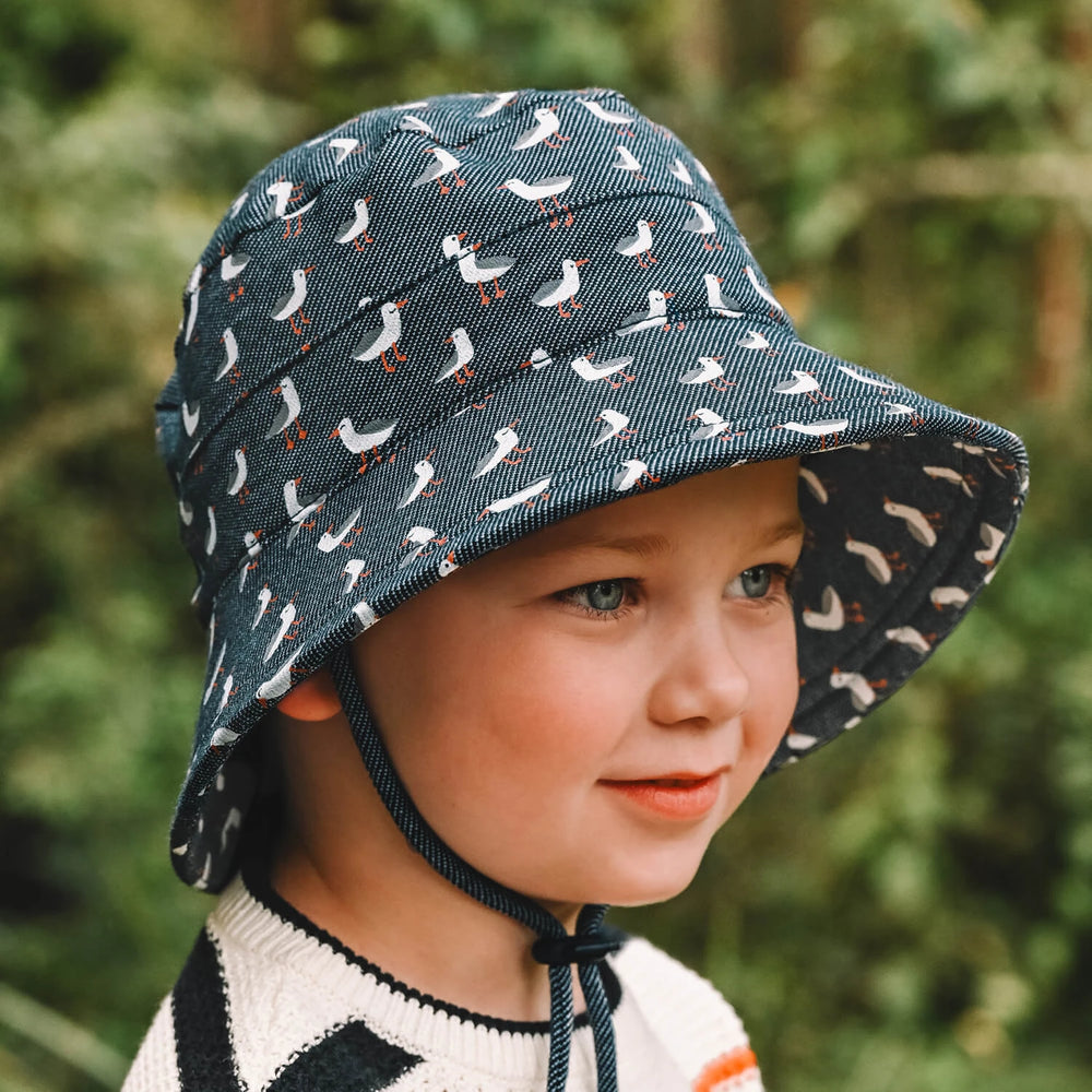 Kids Classic Bucket Sun Hat - Gulls - Bedhead