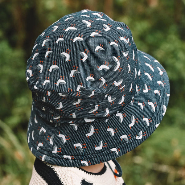 Kids Classic Bucket Sun Hat - Gulls - Bedhead