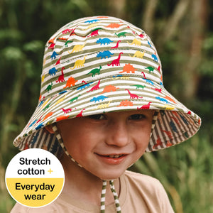 Kids Classic Bucket Sun Hat - Rawr - Bedhead
