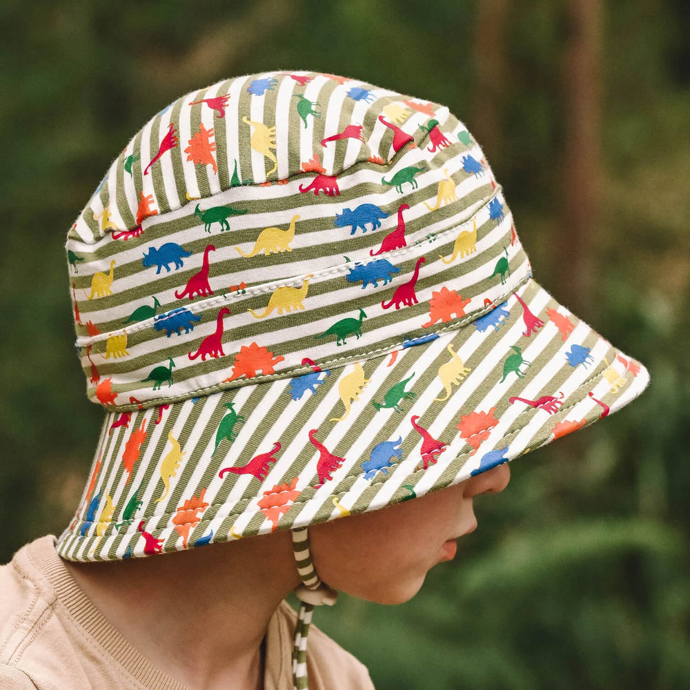 Kids Classic Bucket Sun Hat - Rawr - Bedhead