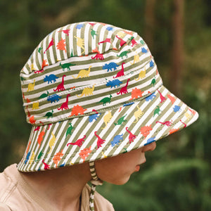 Kids Classic Bucket Sun Hat - Rawr - Bedhead