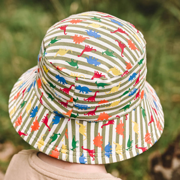 Kids Classic Bucket Sun Hat - Rawr - Bedhead