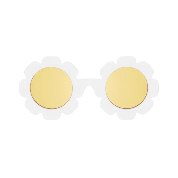 Flower Sunglasses - Daisy with Yellow mirror lenses - Babiators