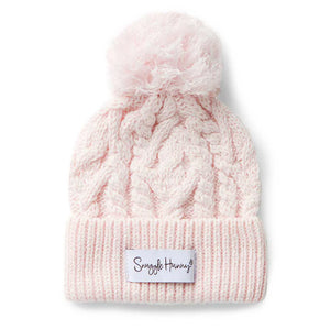 Blush Pink Organic Knit Beanie - Snuggle Hunny